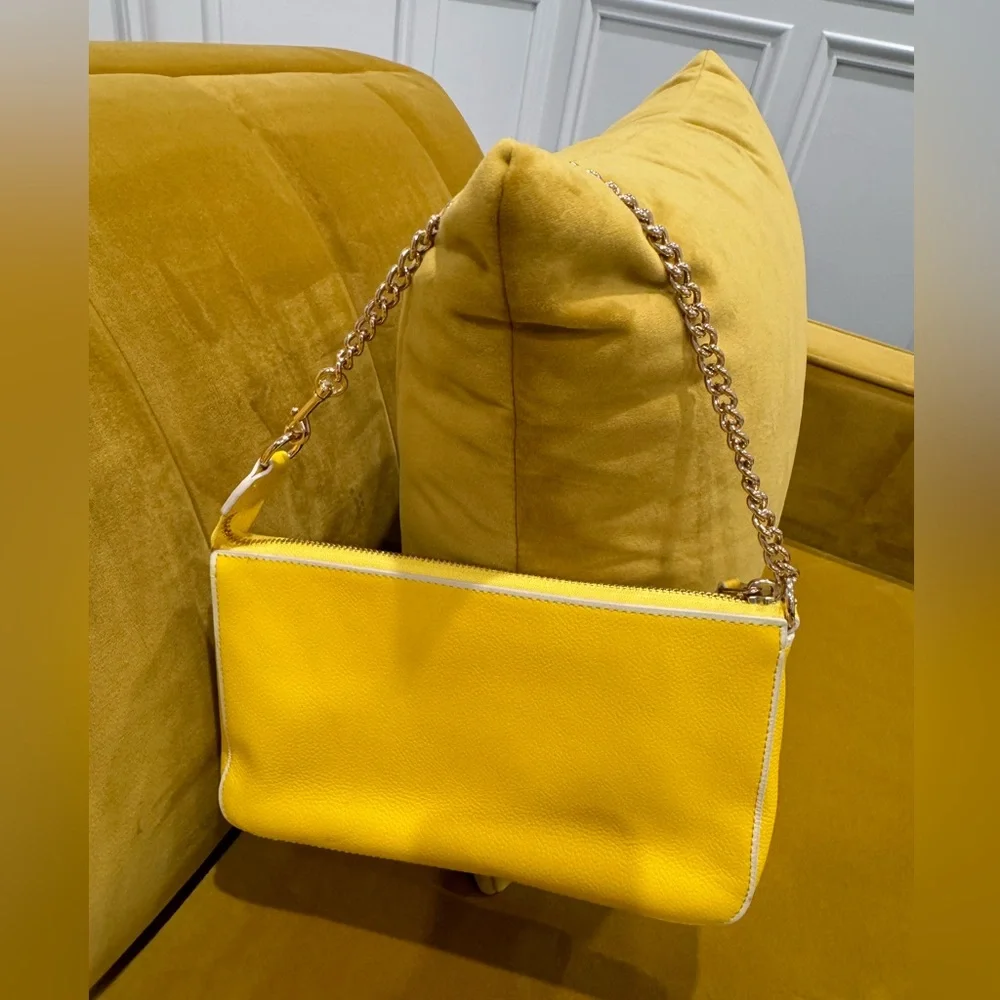COPY - Coach, Canary, yellow, leather, mini handbag.. - Picture 3 of 7